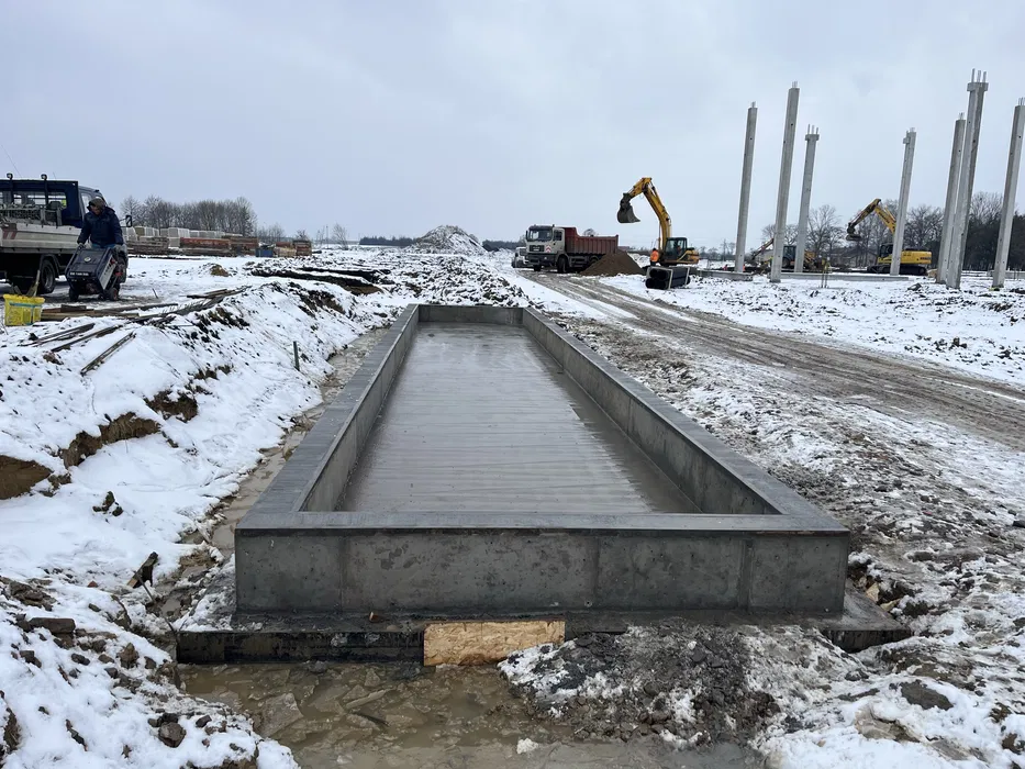 Żelbety, hale zbożowe fundamenty posadzki