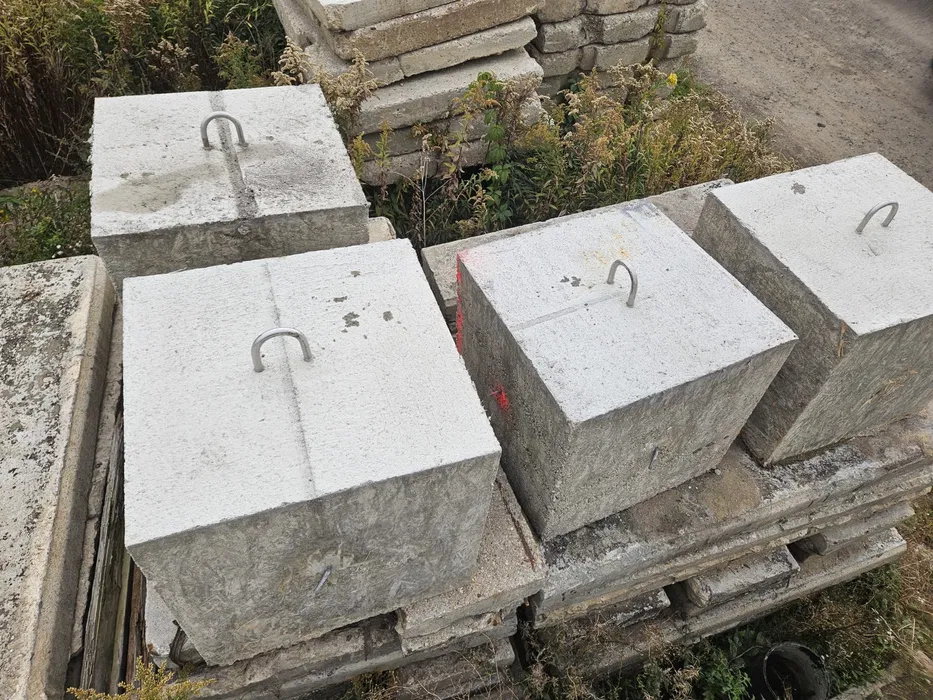 Wynajem Bloki betonowe, odważnik, przeciwwaga