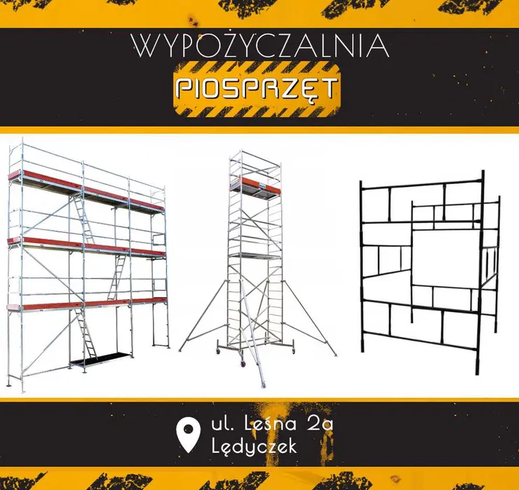 Wypożyczalnia wynajem rusztowań rusztowania elewacyjnych aluminiowych