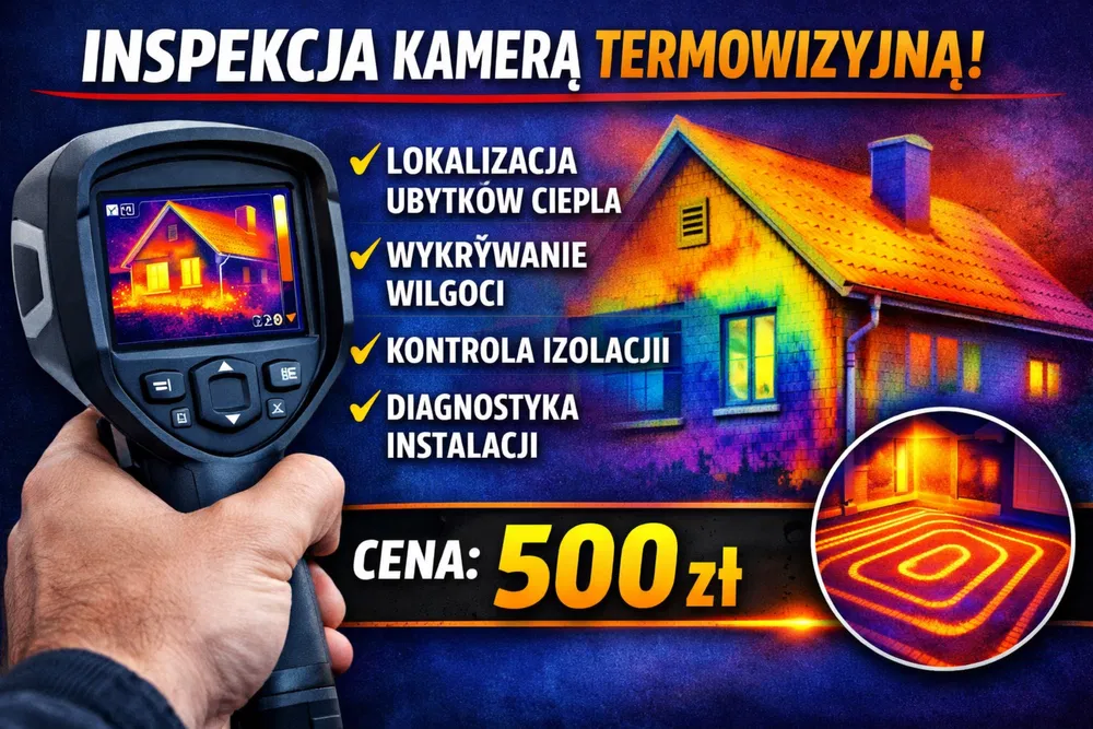 Inspekcja kamerą termowizyjną | Mostki cieplne | Raport