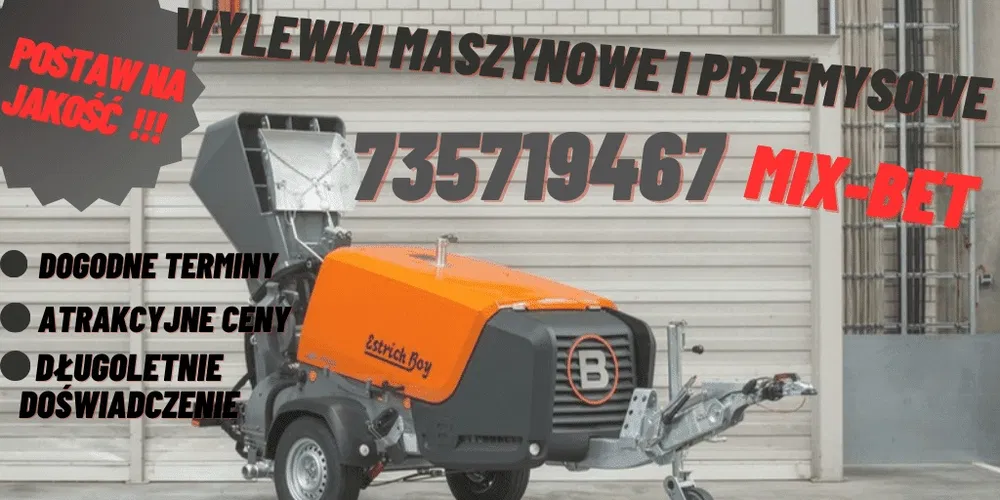 Wylewki maszynowe Mix Bet. Darmowa wycena