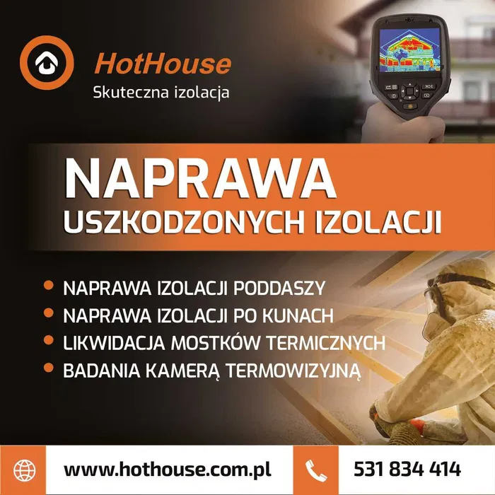 Ocieplenia pianą PUR, ocieplenia poddaszy, stropów, garaży, hal
