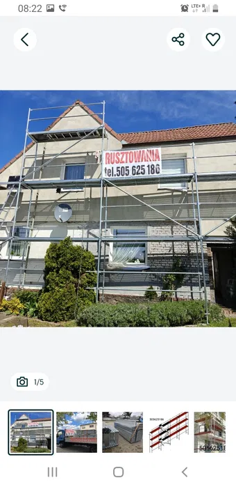 Rusztowania wynajem transport pomoc przy rozładunku