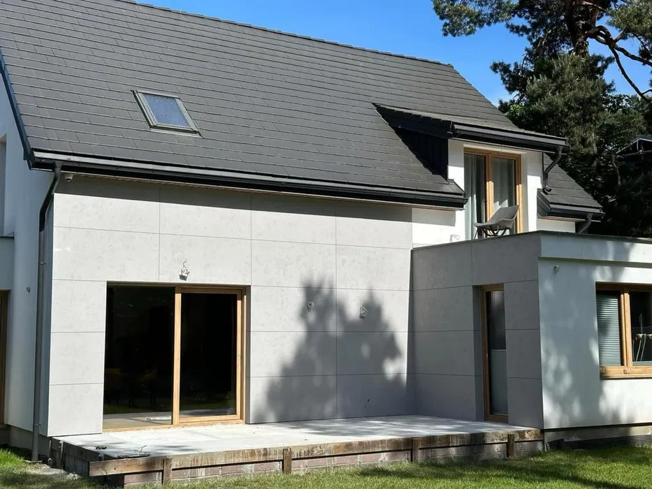 ELEWACJA Beton architektoniczny tynk zewnetrzny dekoracyjne rdza