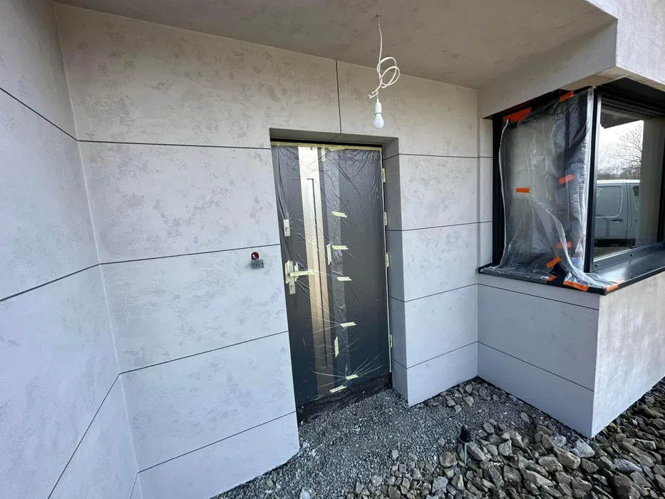 ELEWACJA Beton architektoniczny tynk zewnetrzny dekoracyjne rdza