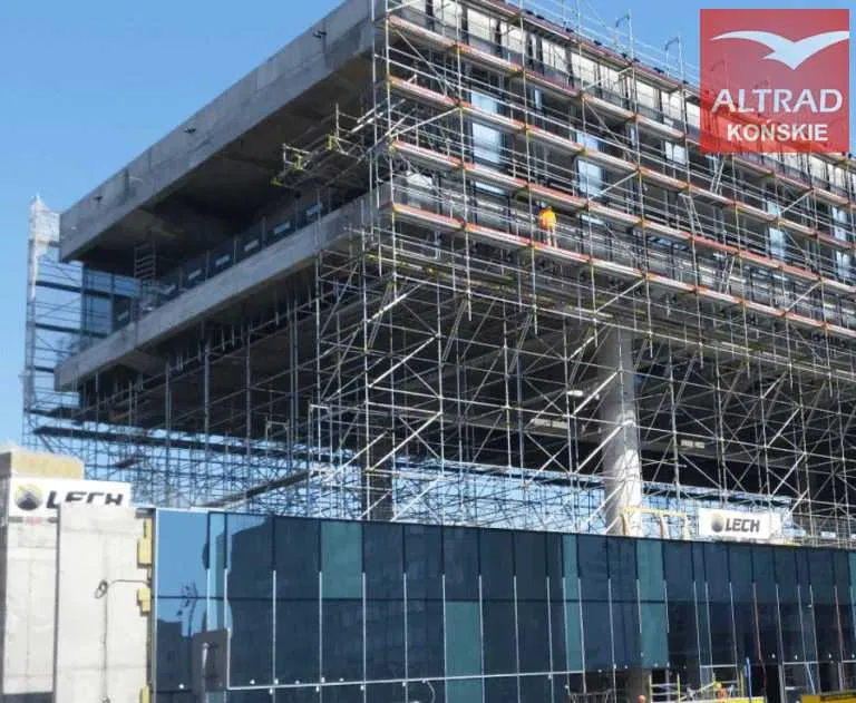 Rusztowanie fasadowe, aluminiowe, jezdne, Altrad, Baumann - NAJTANIEJ!