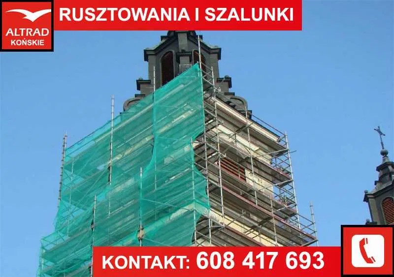 Rusztowanie fasadowe, aluminiowe, jezdne, Altrad, Baumann - NAJTANIEJ!