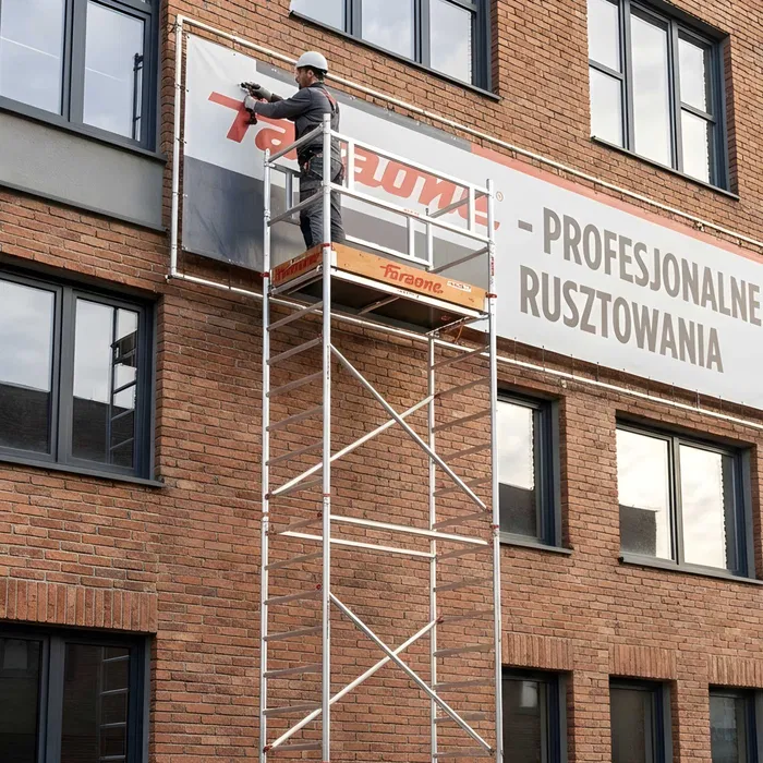 Wynajem Rusztowanie FARAONE COMPACT XS ABCD 7,6m 200zł / Doba