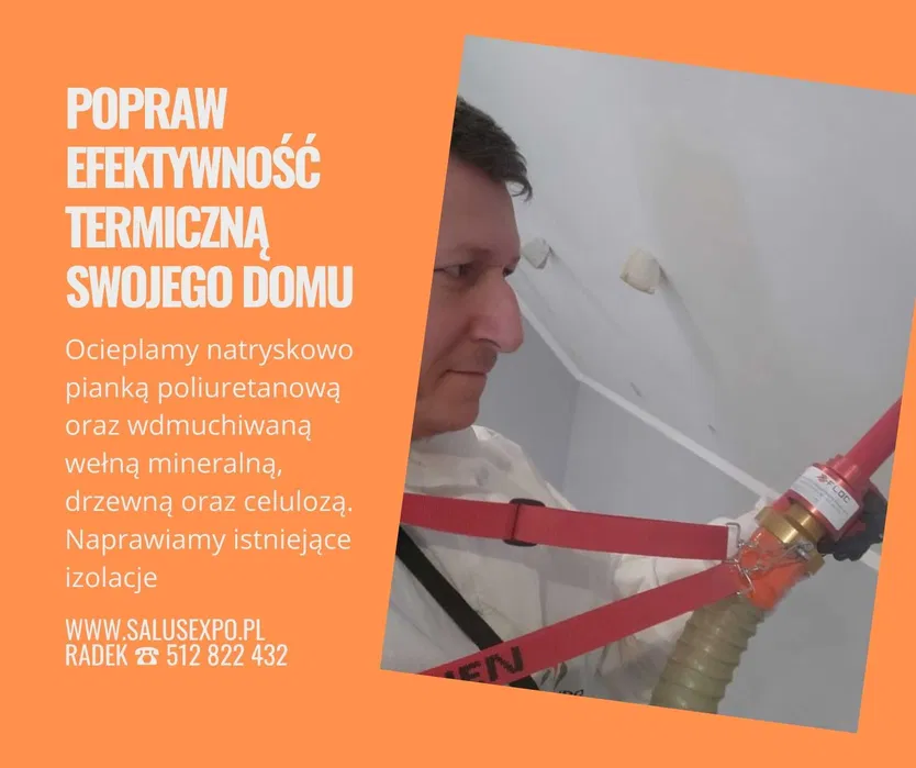 Termoizolacje wełną, celulozą, Naprawa ocieplenia poddaszy, ocieplenie