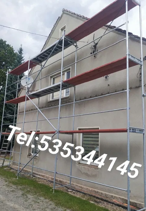 WYNAJEM Rusztowanie elewacyjne poznańskie 180m2 ZŁOTORYJA