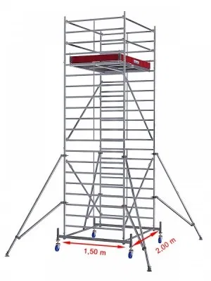Wynajem rusztowanie przejezdne. Rusztowania aluminiowe Krause. Od3,0m