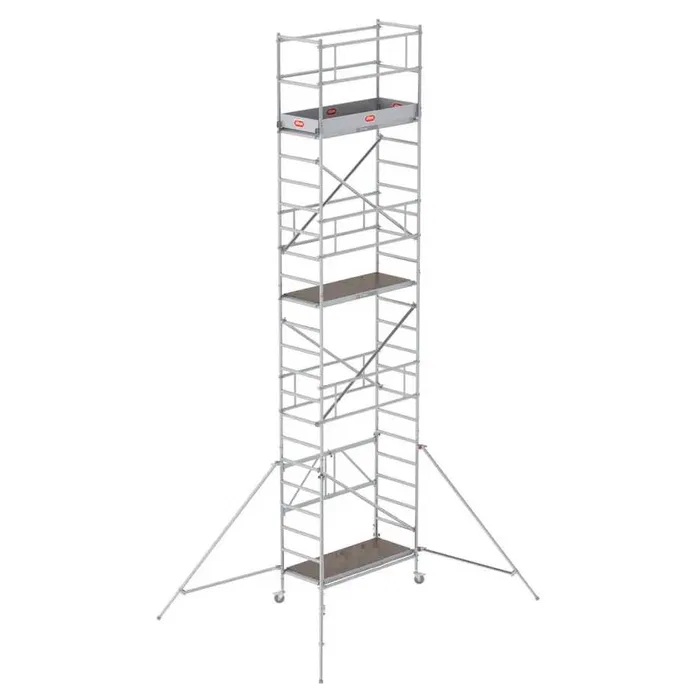 Rusztowanie Aluminiowe jezdne wysokość robocza 7.8 m - wynajem