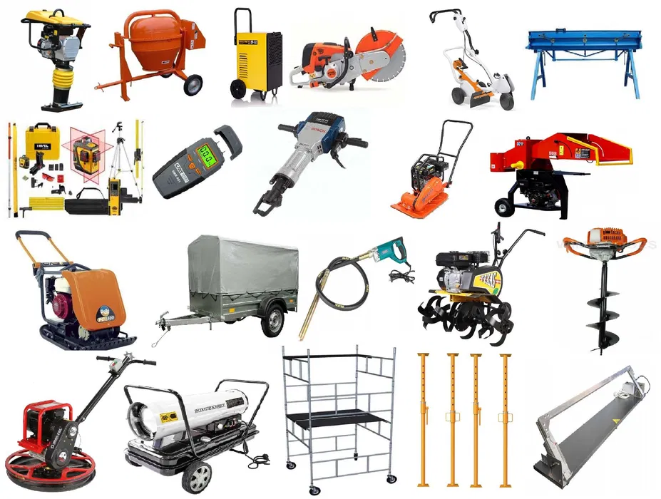 Wypożyczalnia Laser-Niwelator Osuszacz Wiertnica Giętarka Zacieraczka