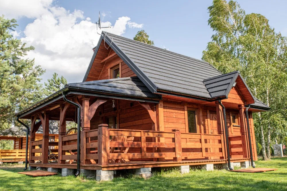 Dom Szkieletowy Całoroczny Drewniany Pod Klucz 236000 zł Kompleksowo