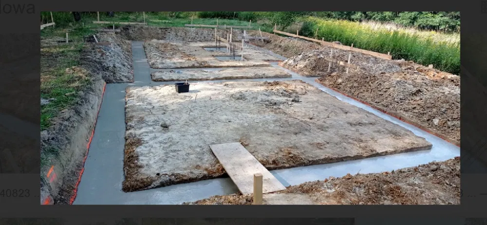 Płyty fundamentowe oraz fundamenty