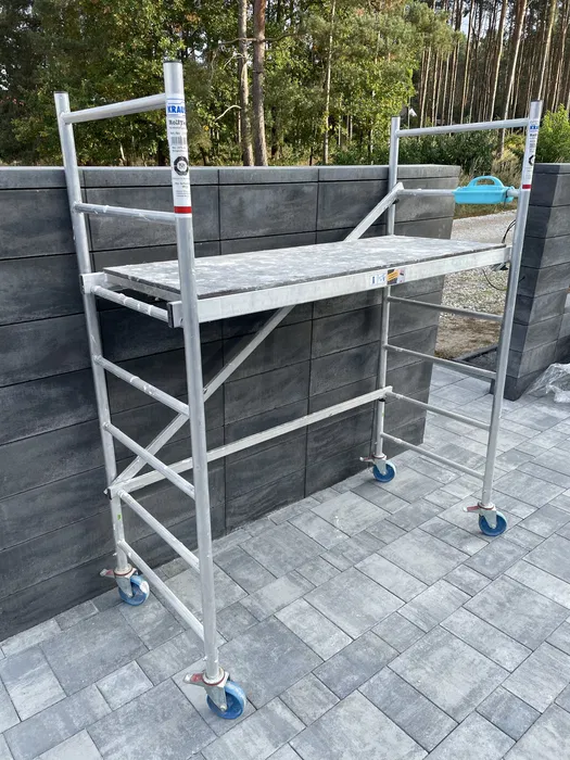 Wynajem, Rusztowanie alu składane przejezdne Krause RollTec na schody