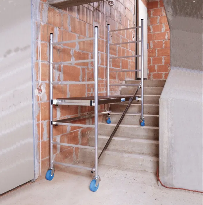 Wynajem, Rusztowanie alu składane przejezdne Krause RollTec na schody