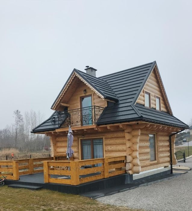 Domy z bali świerkowych. Bale naturalne. Cała Polska.