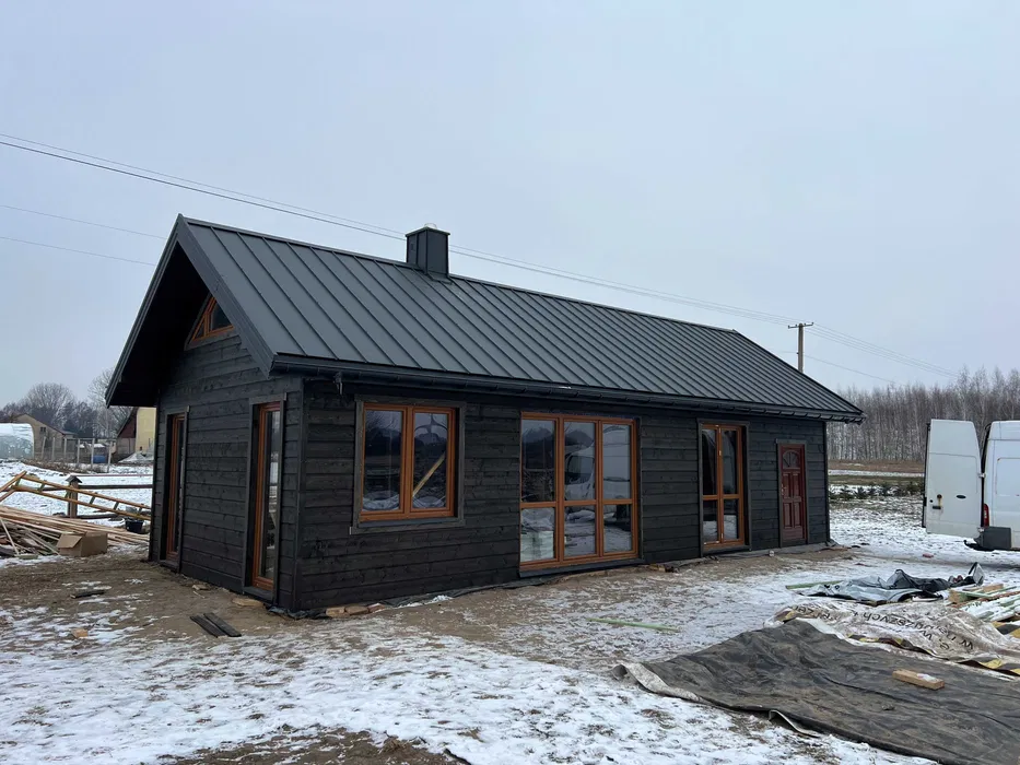 Domy szkietowe, budowa domów, szkielety, elewacje drewniane, tarasy