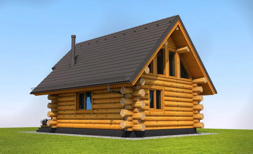 Dom z bala naturalnego, świerkowego. Konkurencyjne ceny.
