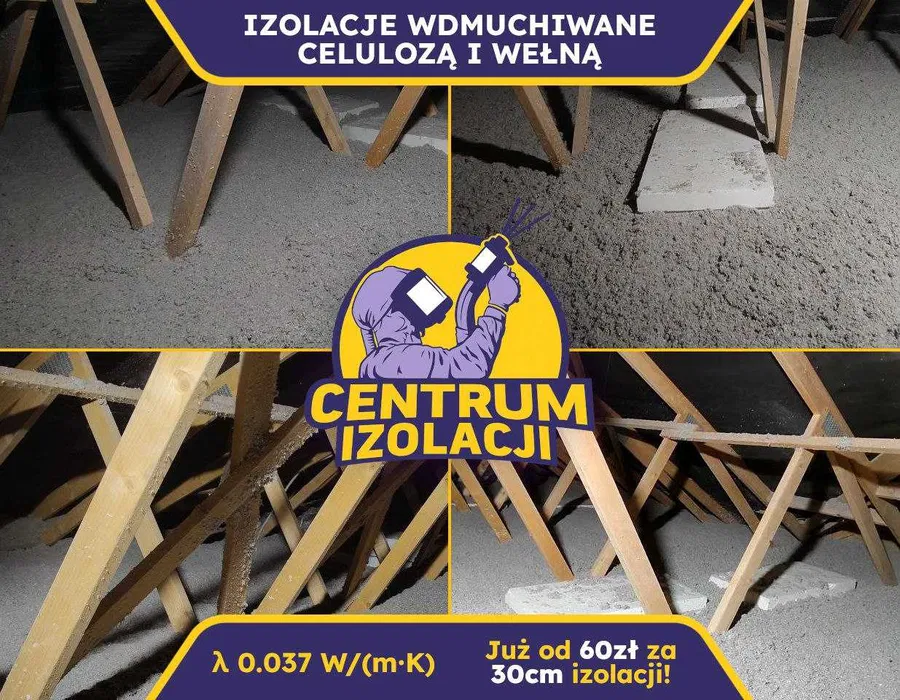 Piana PUR | Ocieplenie PODDASZA |Ocieplanie Pianką Celulozą SUPER CENA