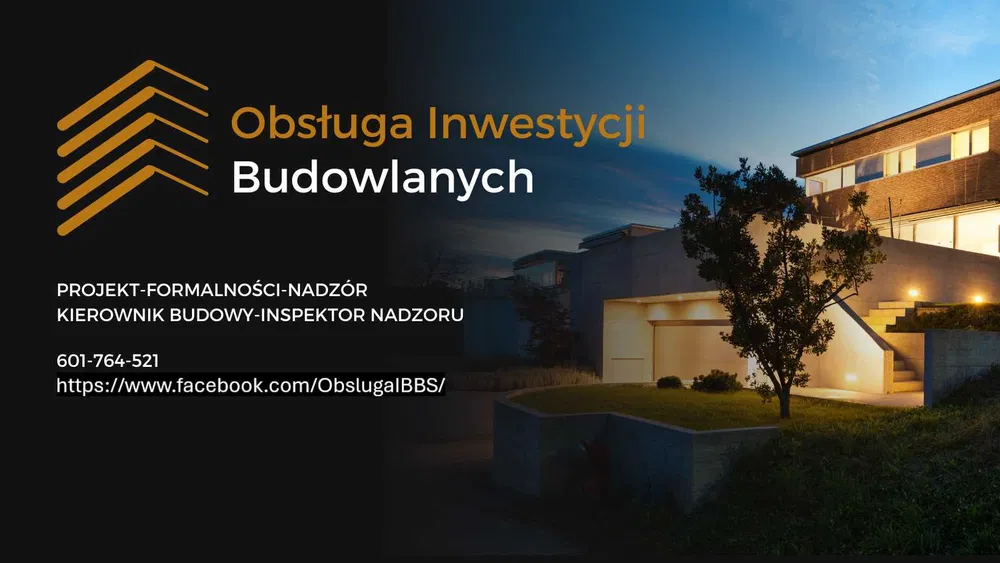 Kierownik Budowy / Inspektor Nadzoru / Projekty Domów