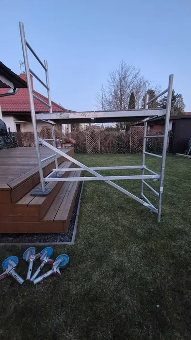 Wypożyczę rusztowanie NA SCHODY 3m wąskie aluminiowe lekkie mobilne
