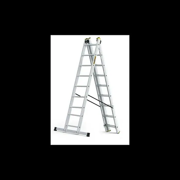 Drabina aluminiowa wielofunkcyjna 3x9 stopniowa DRABEST PRO 150kg