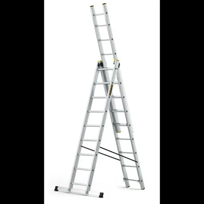 Drabina aluminiowa wielofunkcyjna 3x9 stopniowa DRABEST PRO 150kg