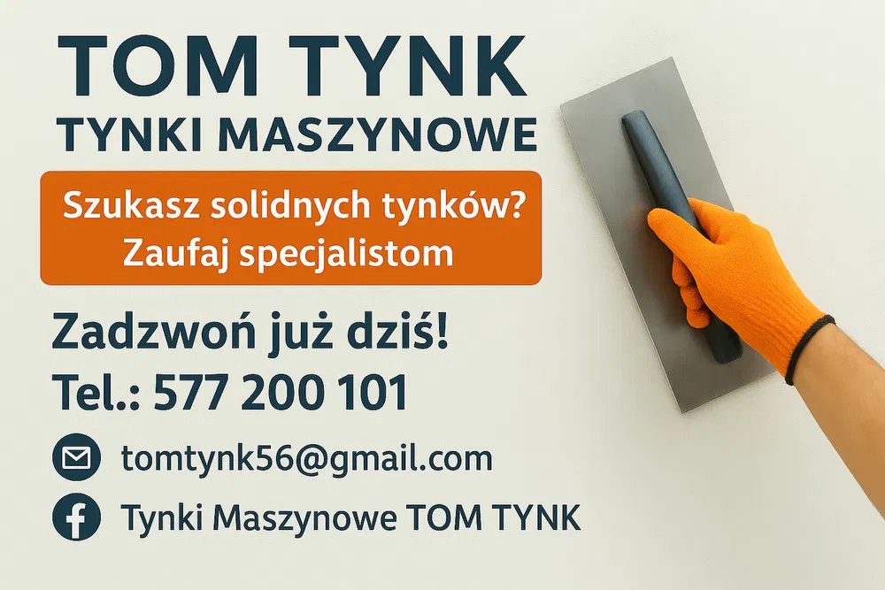 Tynki maszynowe wewnętrzne