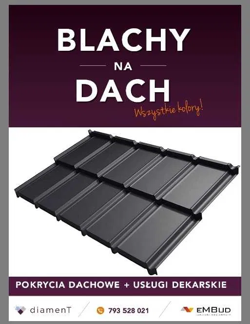 dekarz dachy usługi dekarskie montaż blachodachówki