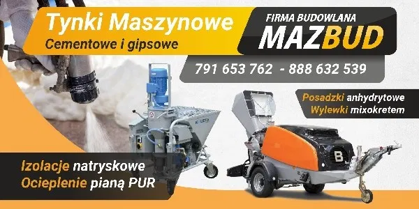 Wylewki, posadzki maszynowe (mixokret), styrobeton