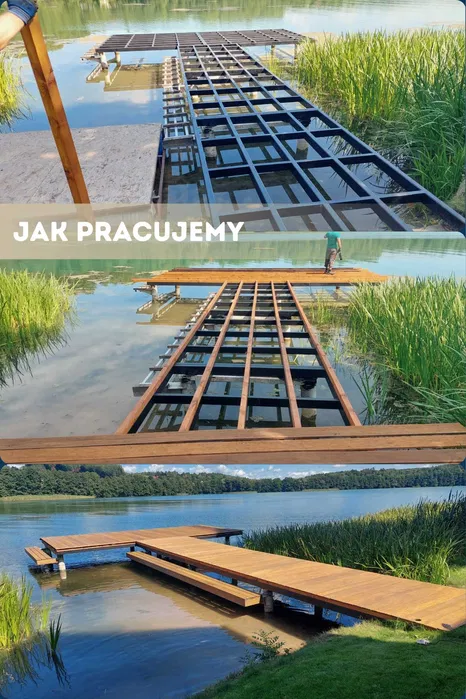 Budowa pomostów / stałe i pływające / pozwolenia, serwis, kafar