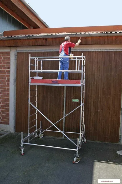 ADAMEK. Rusztowanie aluminiowe jezdne, przejezdne. WYNAJEM - Nowy Sącz