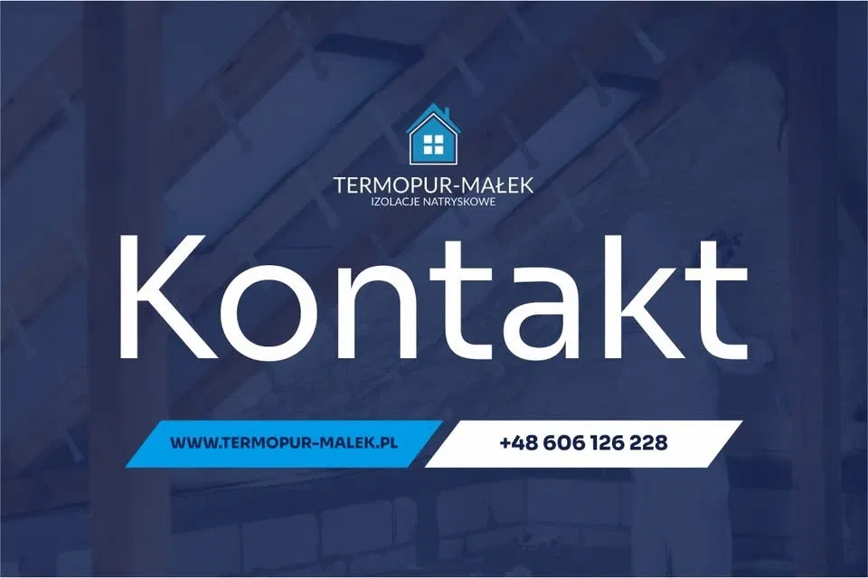 Ocieplanie poddaszy pianą PUR - Rybnik i okolice. TermoPur-Małek