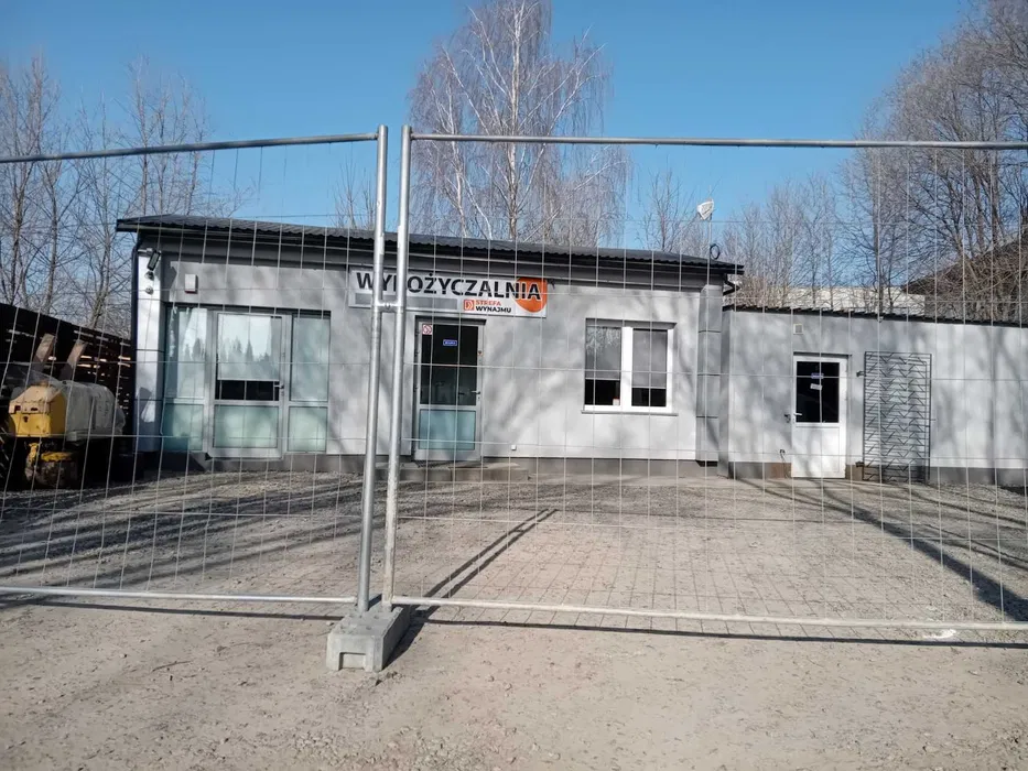 Ogrodzenie budowlane przęsło ażurowe wynajem wypożyczalnia tanio