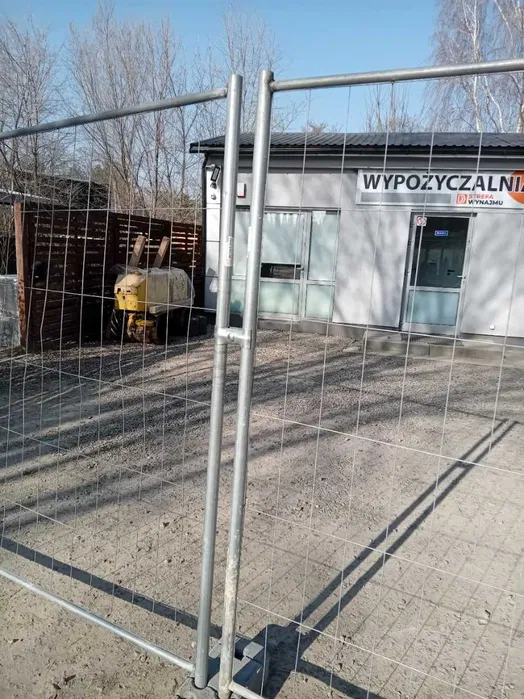 Ogrodzenie budowlane przęsło ażurowe wynajem wypożyczalnia tanio