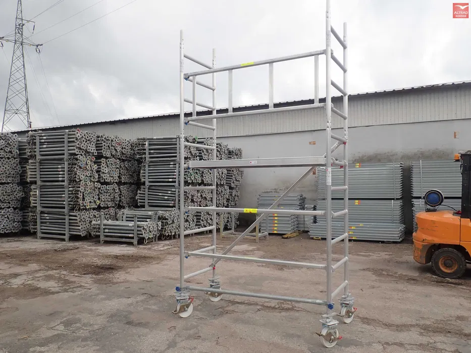 Rusztowanie na kółkach, Lekkie Rusztowanie Aluminiowe - Wysoka Jakość