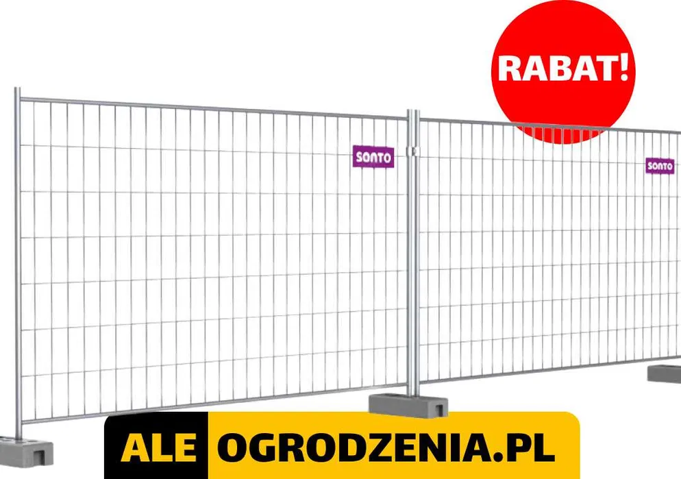 Ogrodzenie Tymczasowe Budowlane Ażurowe - Wynajem, Montaż, Dostawa