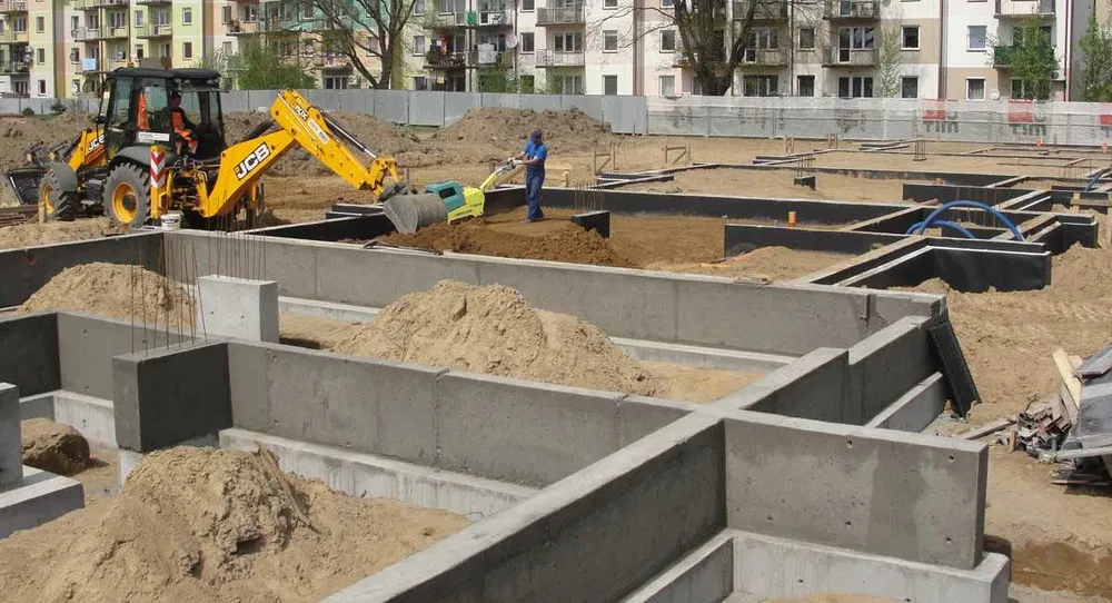 Budowa Kompleksowo, prace żelbetowe, murarskie