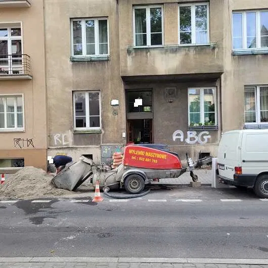 skuwanie wylewek, wykonanie nowych