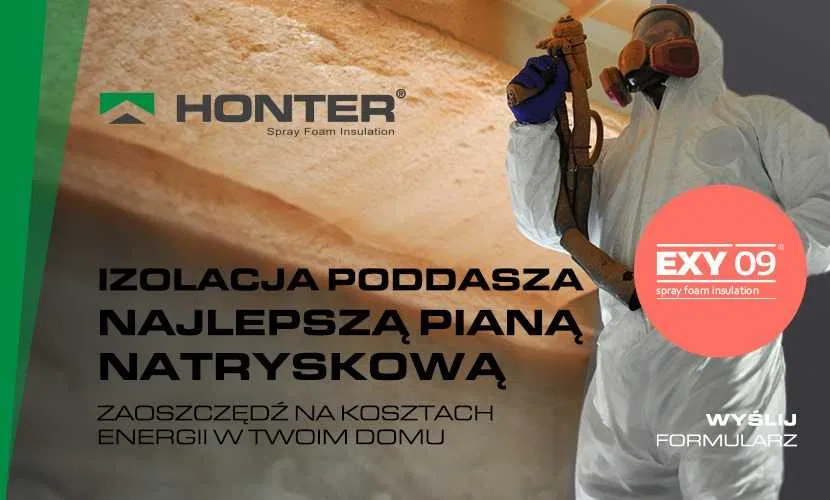 Ocieplenie ocieplanie izolacja pianą amerykańską pianka PUR poddasza
