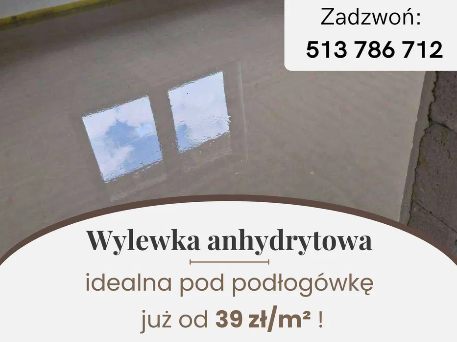 Posadzki anhydytowe, wylewki anhydytowe na ogrzedwanie podlogowe