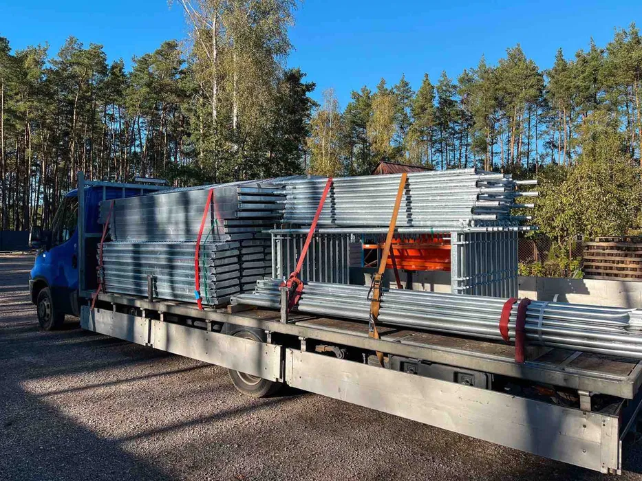 Wynajem rusztowań elewacyjne aluminiowe warszawskie Transport
