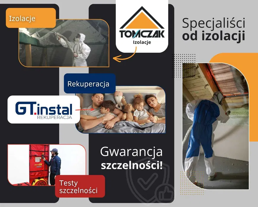 Piana PUR Wełna Celuloza Ocieplenie Domu Poddasza Stropu Ściany Hali