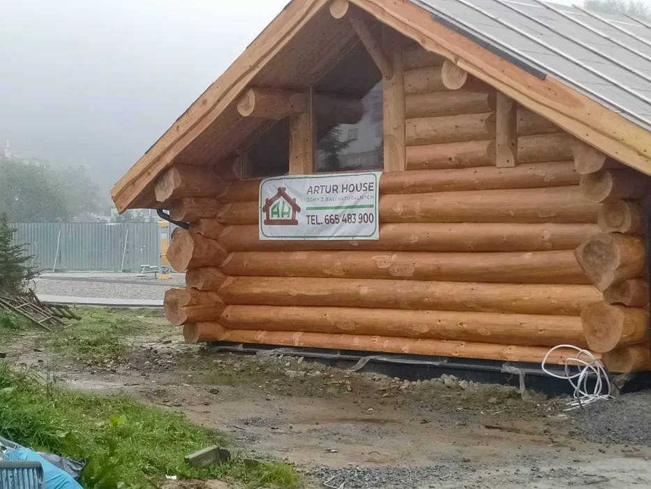Budujemy domy z bali okrągłych domy drewniane Zapraszamy !