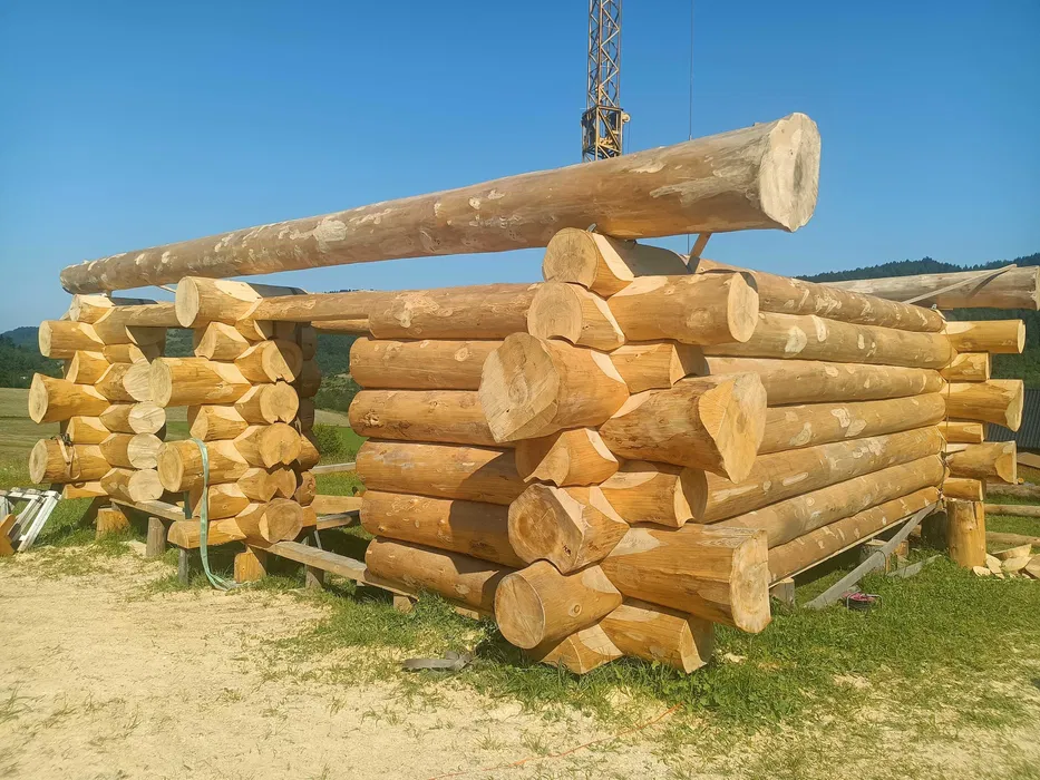 Budujemy domy z bali okrągłych domy drewniane Zapraszamy !