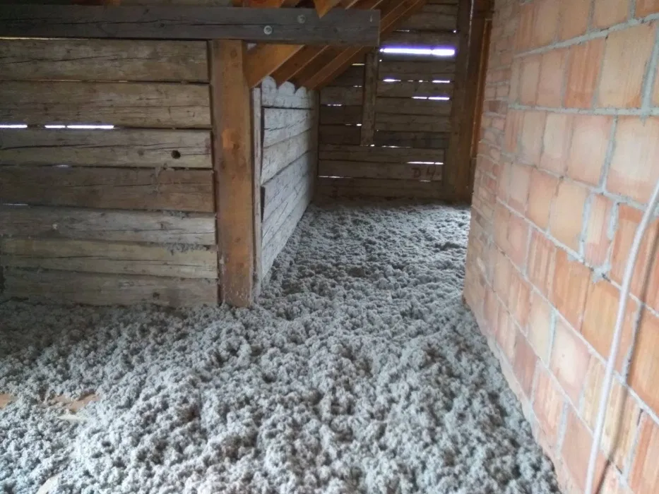 Wdmuchiwanie granulatu celulozy, wełny , termowizja, docieplenia