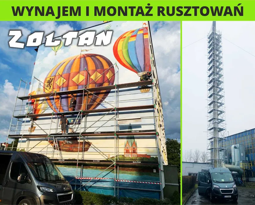 Wypożyczalnia wynajem Rusztowań Rusztowanie Rusztowania elewacyjnego