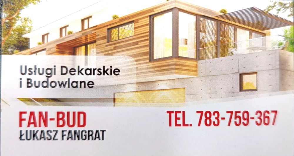 Usługi dekarskie i budowlane